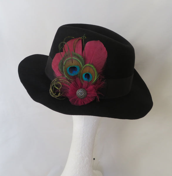 Burgundy & Bronze Betsy Button