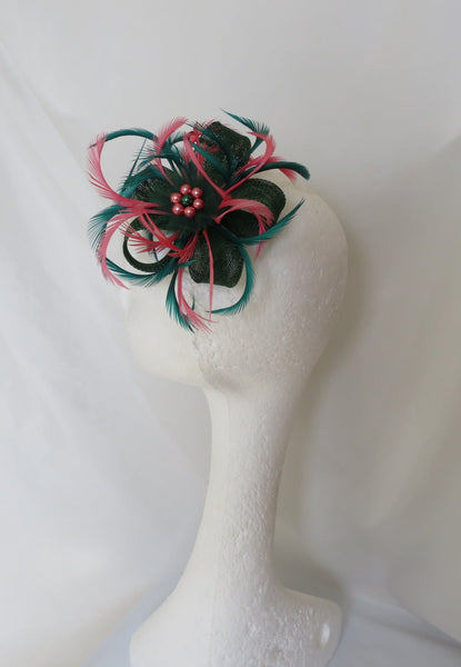 Dark Green & Coral Mini Lily