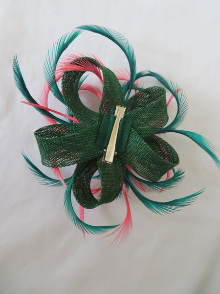 Dark Green & Coral Mini Lily