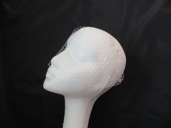 Ivory Narrow Bandeau Veil