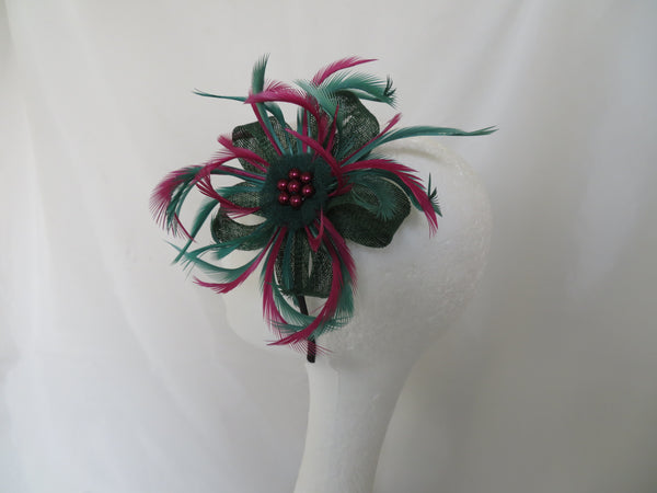 Dark Green & Plum Burgundy Mini Lily