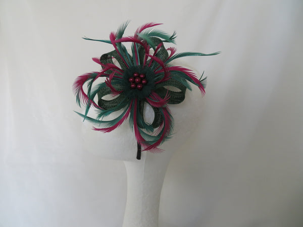 Dark Green & Plum Burgundy Mini Lily