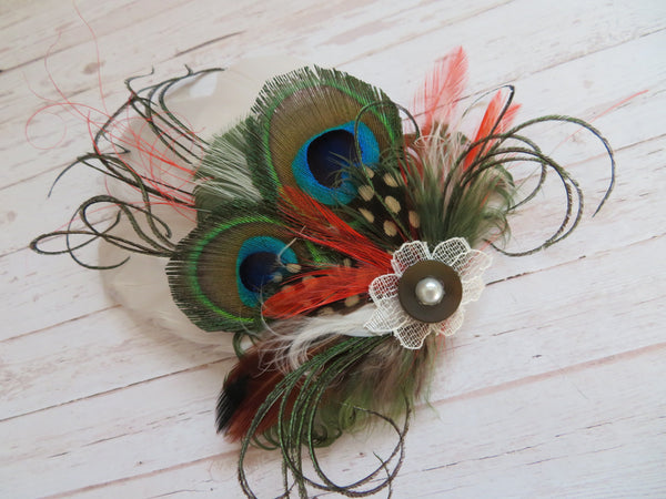 Betsy Button Hair Clip
