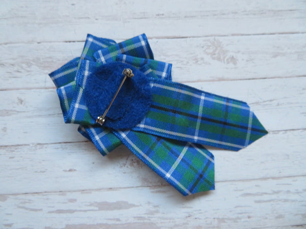 Douglas Ancient Tartan Ruffle Brooch