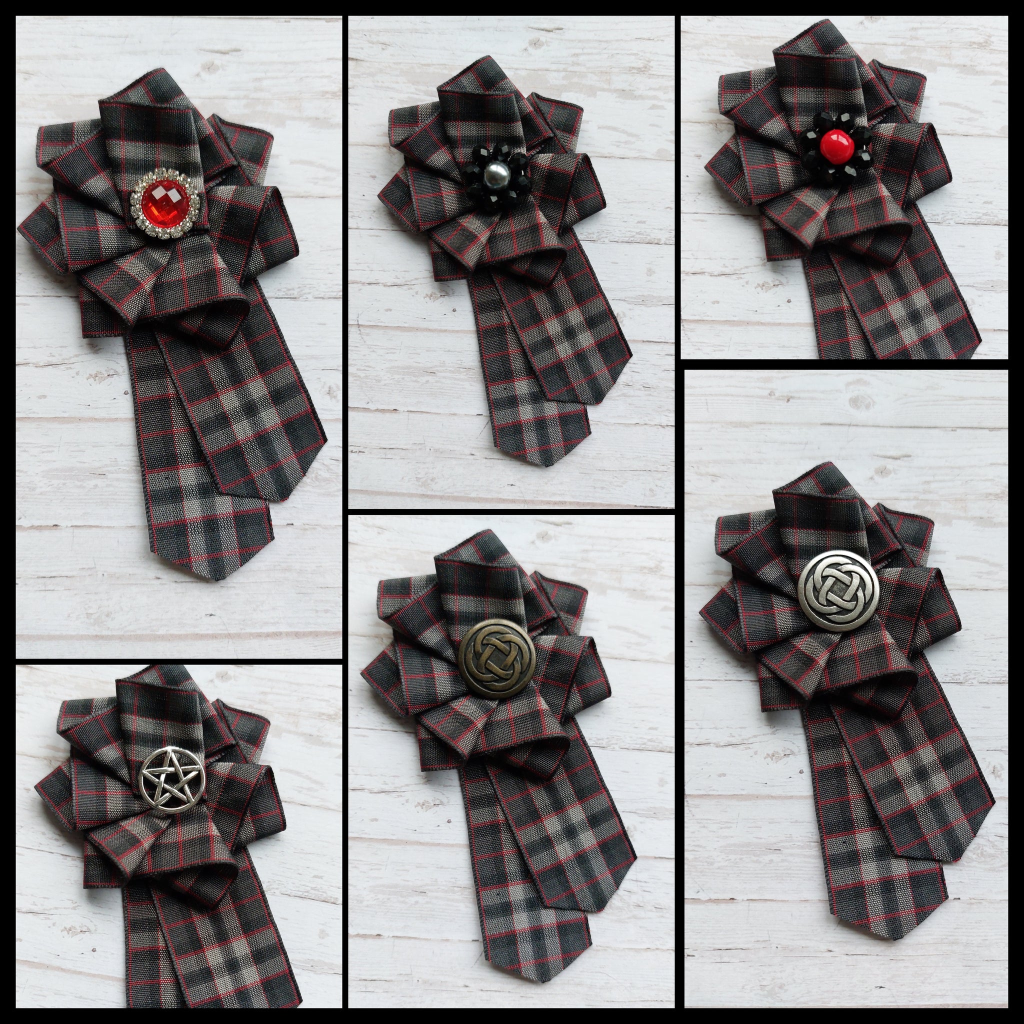 Silver Pride of Scotland Tartan Brooch