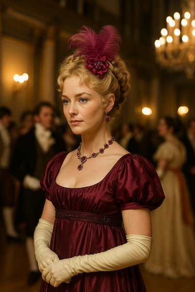 Austen Regency Headpiece