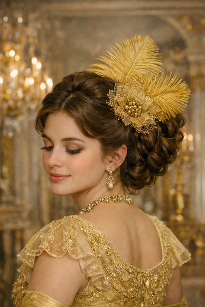 Gold Austen Headpiece