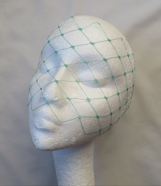 Light Emerald Mega Merry Widow Narrow Veil