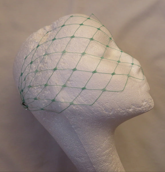 Light Emerald Mega Merry Widow Narrow Veil