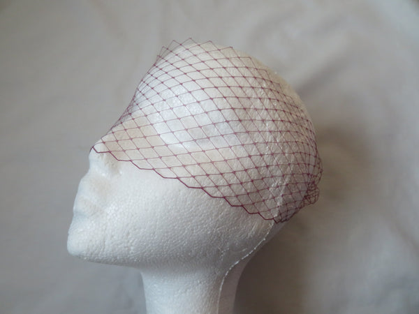Light Amethyst Narrow Veil