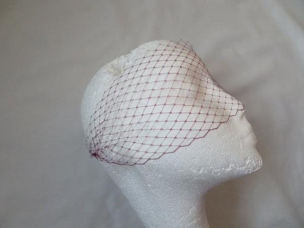 Light Amethyst Narrow Veil
