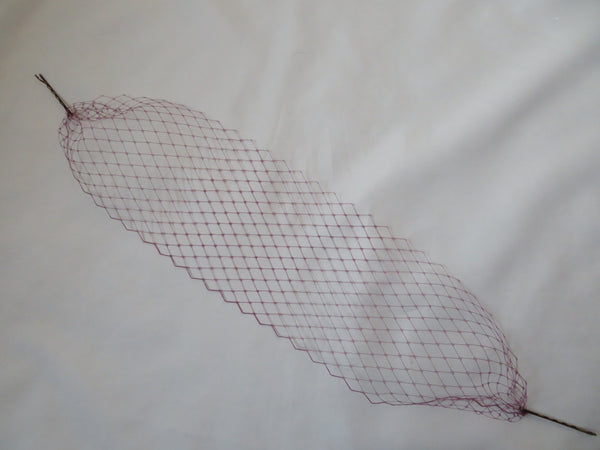 Light Amethyst Narrow Veil