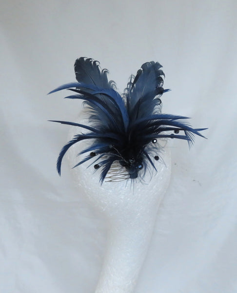 Navy Blue Cassandra Regency Comb