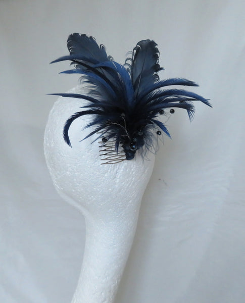 Navy Blue Cassandra Regency Comb