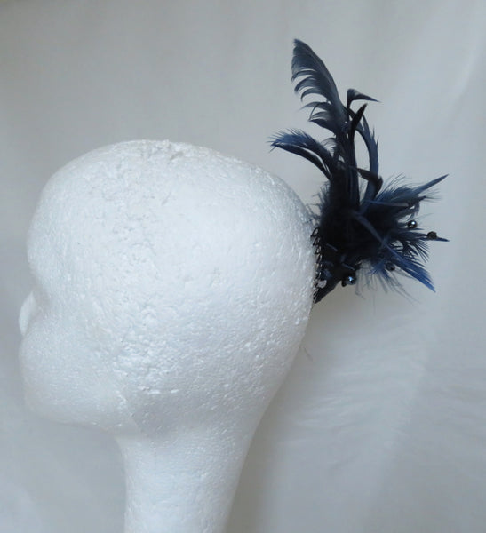 Navy Blue Cassandra Regency Comb