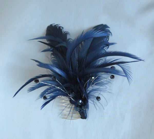 Navy Blue Cassandra Regency Comb