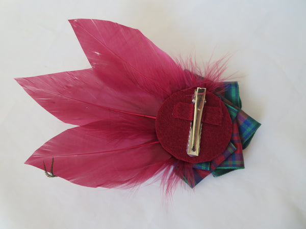 Lindsay Tartan Celtic Hat Clip