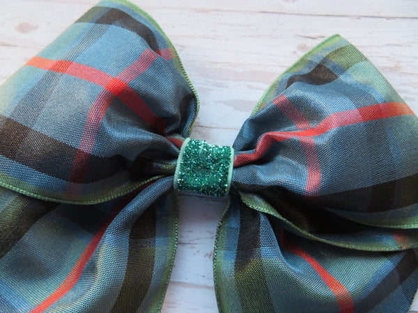 Flower of Scotland Tartan Christmas Amelie Hair Bow