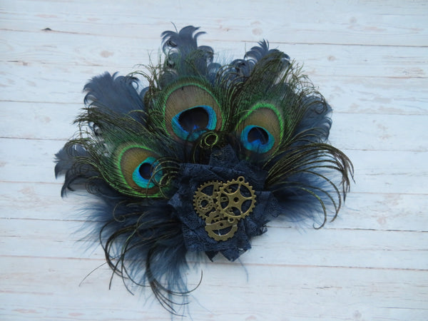 Navy Blue Steampunk Daphne