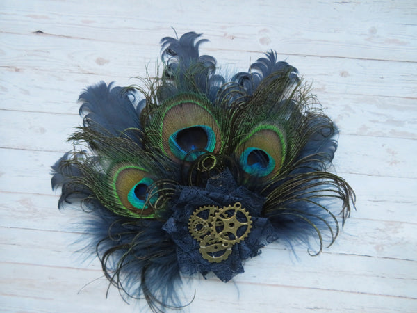 Navy Blue Steampunk Daphne