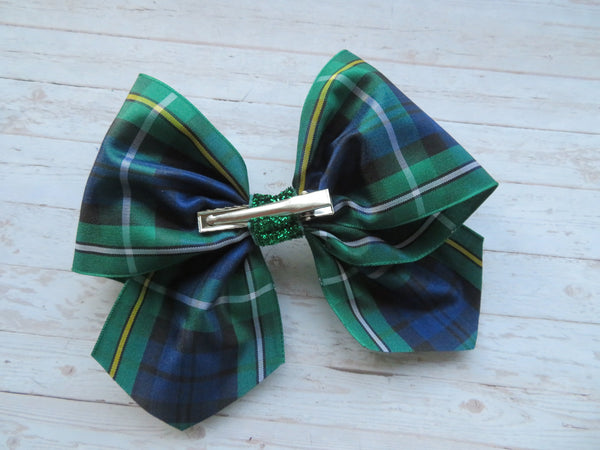 Campbell Tartan Glitter Amelie Hair Bow