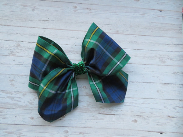 Campbell Tartan Glitter Amelie Hair Bow