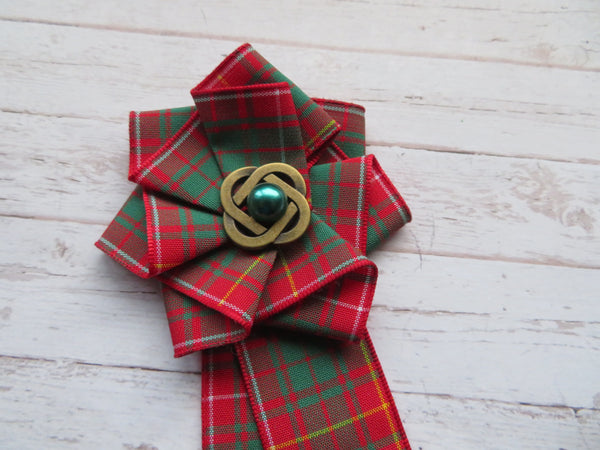 Bruce Ancient Tartan Brooch