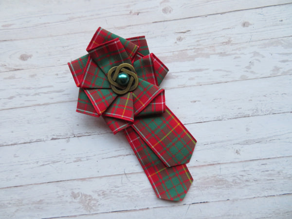 Bruce Ancient Tartan Brooch