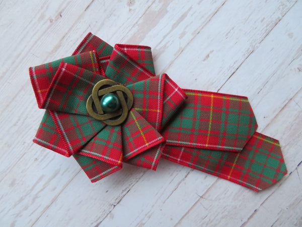 Bruce Ancient Tartan Brooch