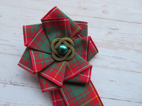 Bruce Ancient Tartan Brooch