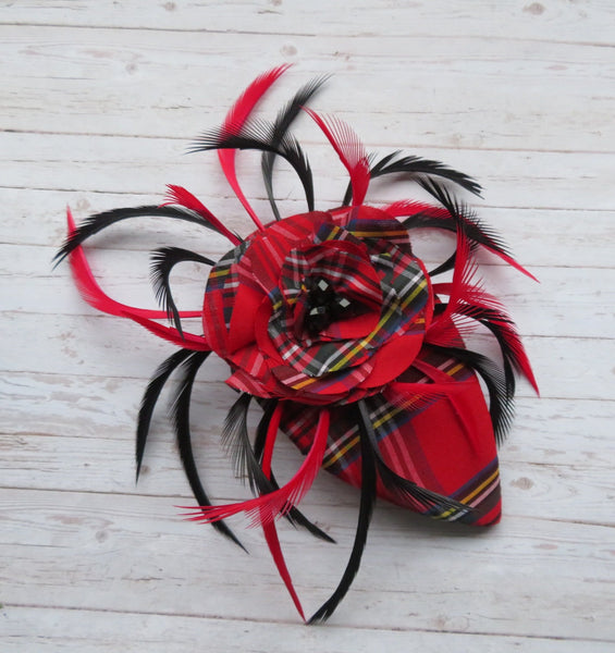 Red & Black Royal Stewart Tartan Mary