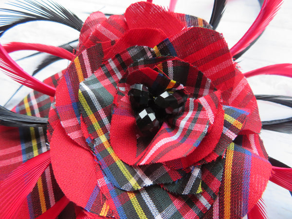 Red & Black Royal Stewart Tartan Mary