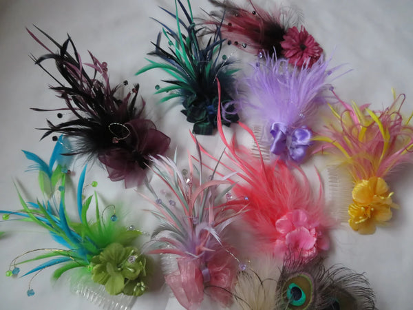 Verity Feather Headpiece