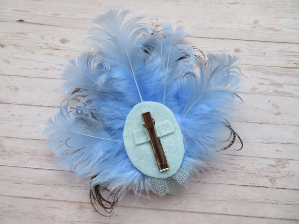 Sky Blue Little Gem Hair Clip