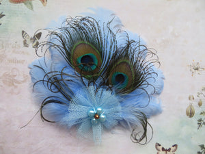 Sky Blue Little Gem Hair Clip