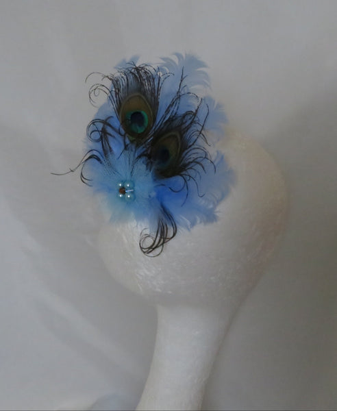 Sky Blue Little Gem Hair Clip