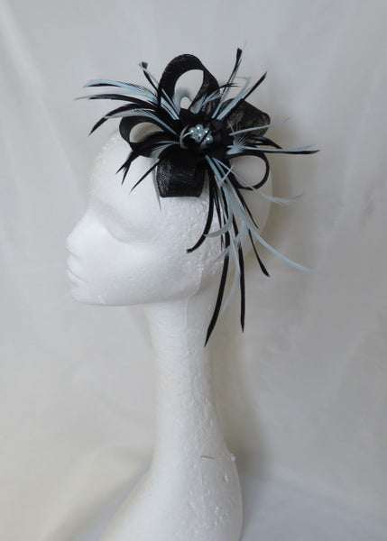 Black & Pale Blue Lily