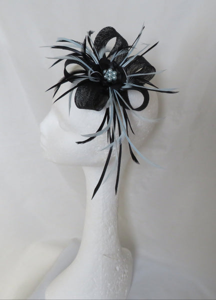 Black & Pale Blue Lily