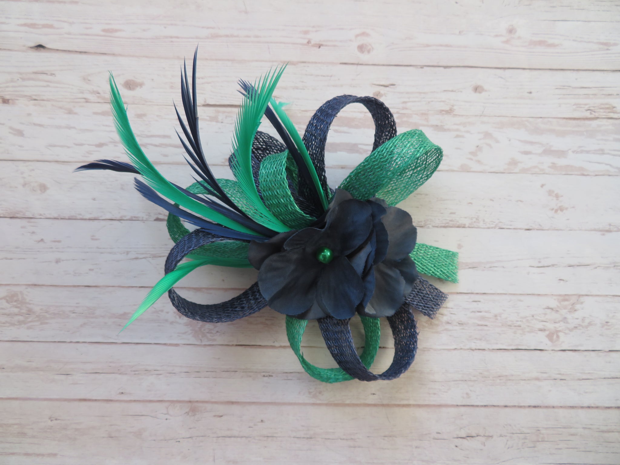 Navy Blue & Emerald Roxi