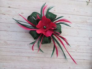 Dark Green & Raspberry Pink Lillibelle