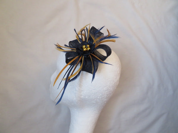 Navy Blue & Mustard Lillibelle