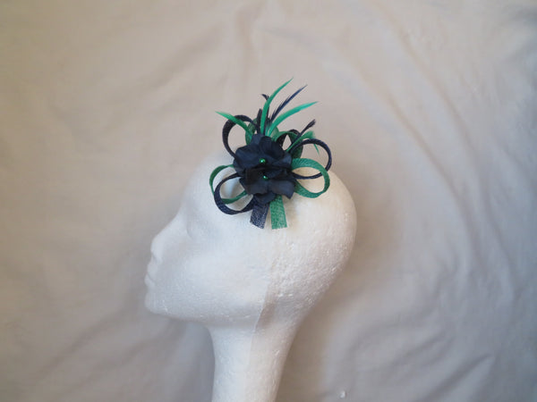 Navy Blue & Emerald Roxi