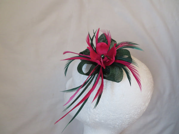 Dark Green & Raspberry Pink Lillibelle