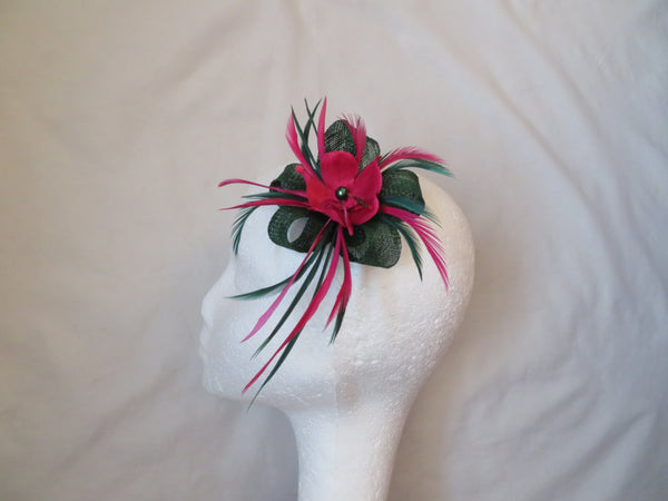 Dark Green & Raspberry Pink Lillibelle