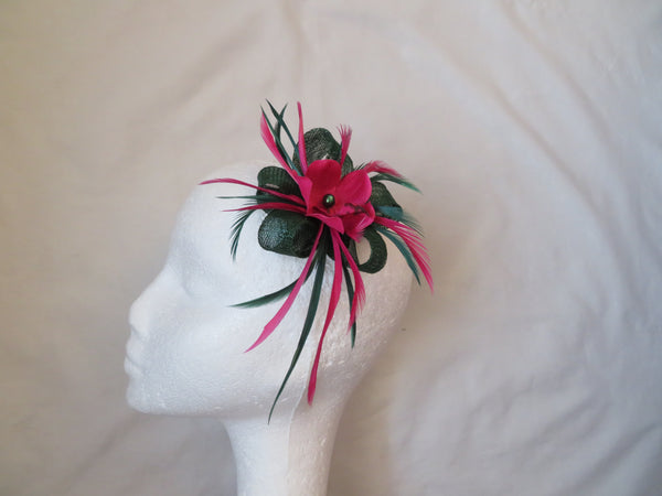 Dark Green & Raspberry Pink Lillibelle