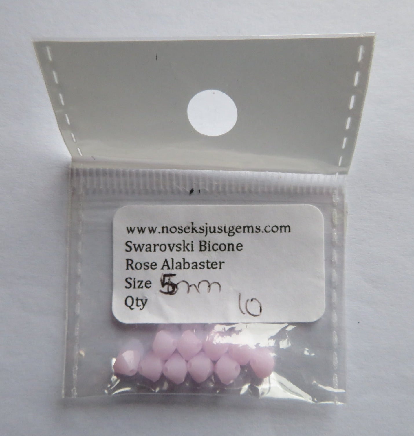 SWAROVSKI® ELEMENTS 5301 5MM Rose Alabaster Opaque Pink Crystal