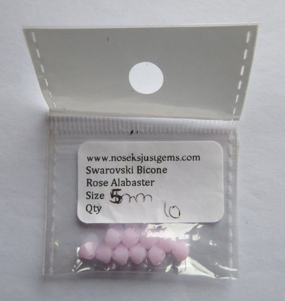SWAROVSKI® ELEMENTS 5301 5MM Rose Alabaster Opaque Pink Crystal