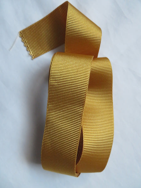 Bulk Buy - Mustard Orange Rust Grosgrain Ribbon 25 mm Offcuts