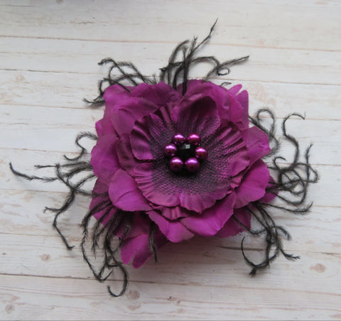 Amethyst & Black Penny Blossom