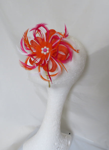 Cerise Pink Orange & White Mini Lily